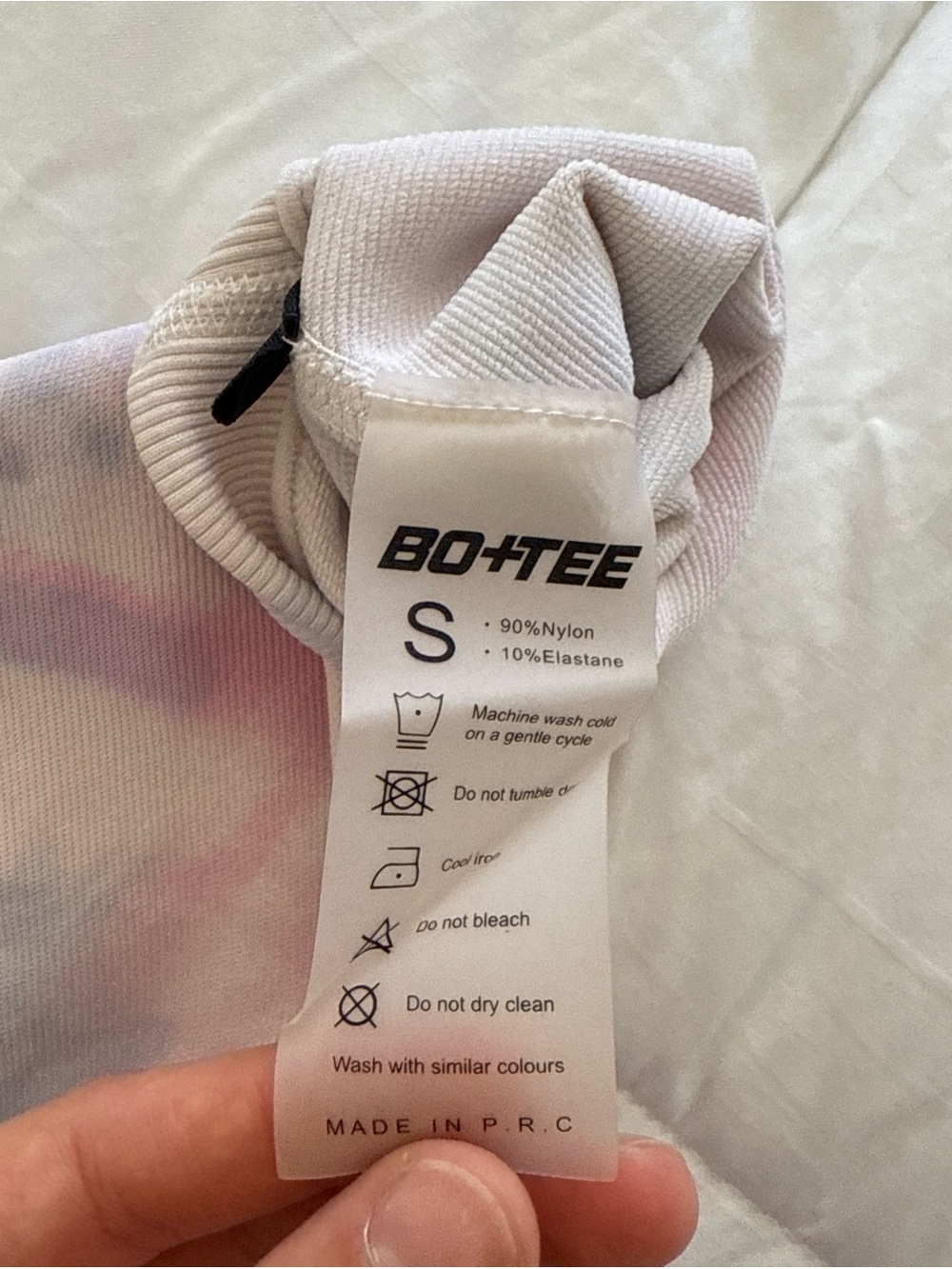 BO+TEE SET - Pastel Tie-Dye Sports Bra & Legging Set - Pink/Blue - Picture 5 of 6